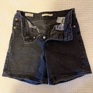 Levi’s Black Denim Women’s Shorts